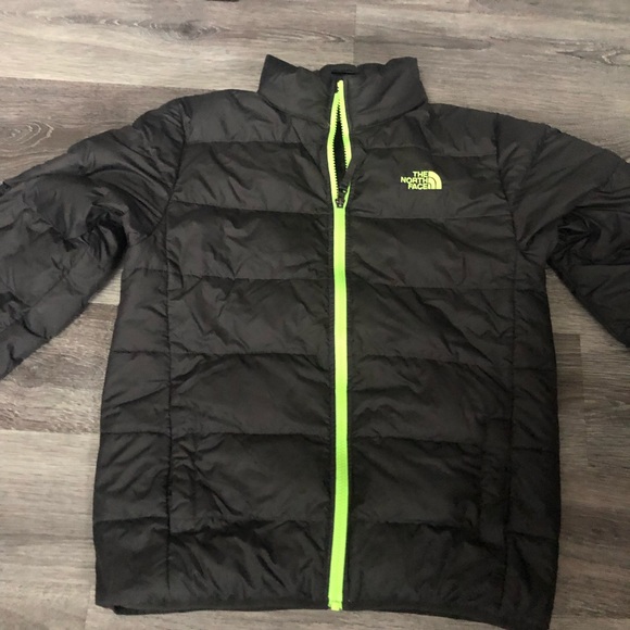 Green And Black North Face Coat Online 